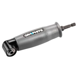 Sarok adapter 90°, akkus fúrókhoz, 1/4” (6,35mm) mágneses befogó, jobb és bal forgásirány | GRAPHITE 55H931