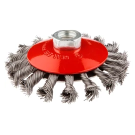 DRÓTKORONG, TÁNYÉR SODROTT, KÚPOS 100MM M14 | GRAPHITE 57H589