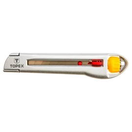 Törhető pengés kés 18mm, fém vezetősín | TOPEX 17B103