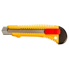 Törhető pengés kés 18mm, fém vezetősín | TOPEX 17B191