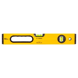 VÍZMÉRTÉK 40CM, 3 libella, alu, forgatható libella, markolat | TOPEX 29C601