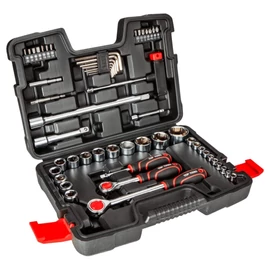 Dugókulcskészlet 1/4", 1/2" 53 db. | TOP TOOLS 38D530