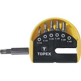 TORX bitkészlet 6 Rdb | TOPEX 39D351