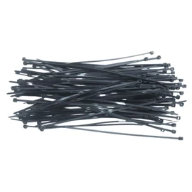 KÁBELKÖTEGELŐ 2.5X200MM 100 db. FEKETE  | TOP TOOLS 44E958