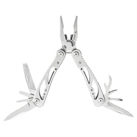 Multifunkciós szerszám, 9 funkció, silver, súly 222 g, nyitva/összecsukva: 165mm/105mm | TOPEX 98Z058