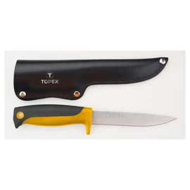Kés 120MM penge, műanyag tokkal | TOPEX 98Z103