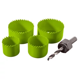 Körkivágó készlet 5db, 32,38,51,54mm | VERTO 60H953