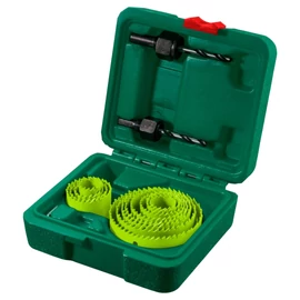 Körkivágó készlet 14db,19,22,25,29,32,35,38,44,51,57,64,76mm | VERTO 60H954