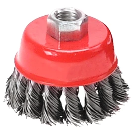 DRÓTKORONG FAZÉKKEFE SODROTT M14 100MM | VERTO 62H131