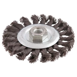 DRÓTKORONG KÖRKEFE SODROTT 115MM M14 | VERTO 62H140