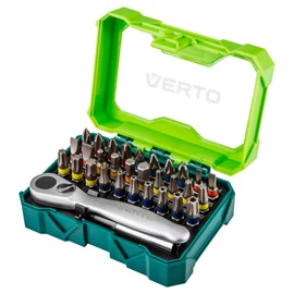 Csavarhúzó bitkészlet , 32 db | VERTO 66H622