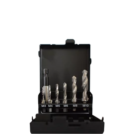 Abraboro® Kombinált, 7 részes menetfúró készlet