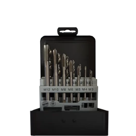 Abraboro® Gépi menetfúró készlet, 14 részes HSS-G