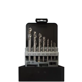 Abraboro® HSS-G gépi menetfúró készlet 35°zsákfurathoz, 14 részes