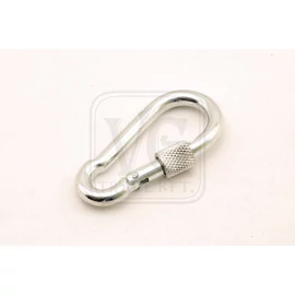 Tűzoltó karabíner, csavarbiztosítással ø  6 x 60