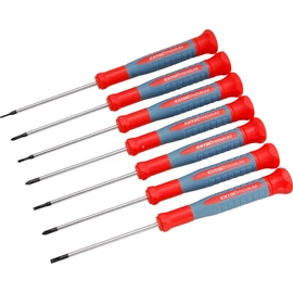 EXTOL órás csavarhúzó klt. 7 db Cr.V. mágneses, 75 mm hosszúság