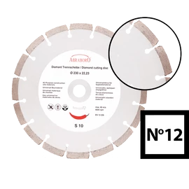 Abraboro® Gyémánttárcsa Chilli ø 180 [No.12]