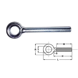 Szemescsavar  M6.0x  75/50