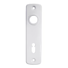 Kulcslyukas ajtócím (Fehér, 55 mm)