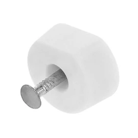 Polctartó félköríves fehér műanyag