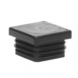 Zártszelvény dugó, fekete 20x20 mm