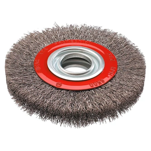 KÖRKEFE HULLÁMOS 125MM INOX  | GRAPHITE 57H592