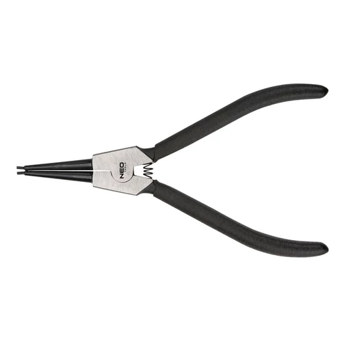 Zégergyűrű fogó 170mm, külső, hajlított, CrMo, 19 - 60mm, csúcs diameter 1,8 - 2,5mm | NEO 01-042