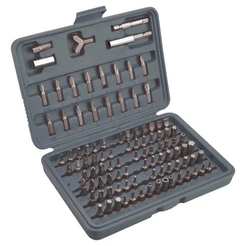 Csavarhúzó bitkészlet 100db | TOP TOOLS 39D358