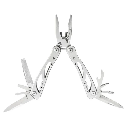 Multifunkciós szerszám, 9 funkció, silver, súly 222 g, nyitva/összecsukva: 165mm/105mm | TOPEX 98Z058