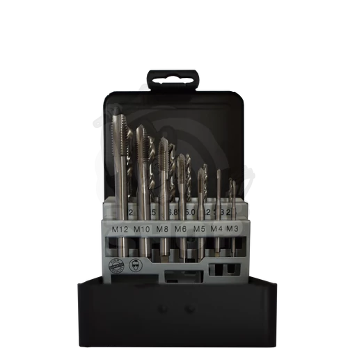 Abraboro® Gépi menetfúró készlet, 14 részes HSS-G