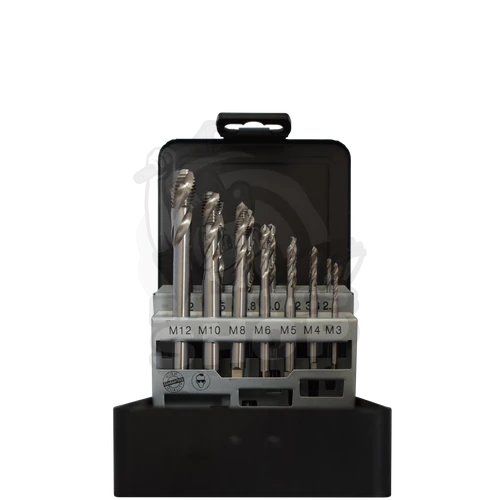 Abraboro® HSS-G gépi menetfúró készlet 35°zsákfurathoz, 14 részes