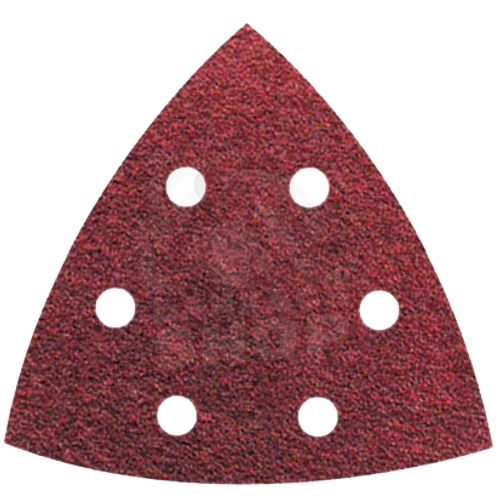 Abraboro® KE-RR Delta tépőzáras csiszolópapír, 6 lyukas 94*94  K120