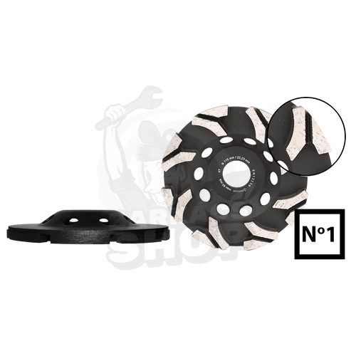 Abraboro® gyémántszemcsés betoncsiszoló ø 125x22 mm [No1]