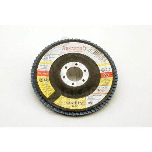 Abraboro® G-QZ lamellás csiszolótányér ø 115  P 80