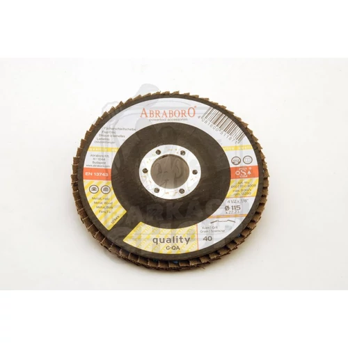 Abraboro® G-QA lamellás csiszolótányér ø 115  P 40