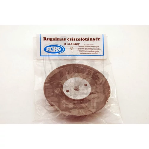 Gumis csiszolótányér, lágy ø 115