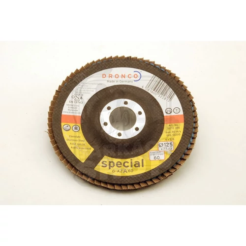 Abraboro® G-QZ lamellás csiszolótányér ø 125  P 60