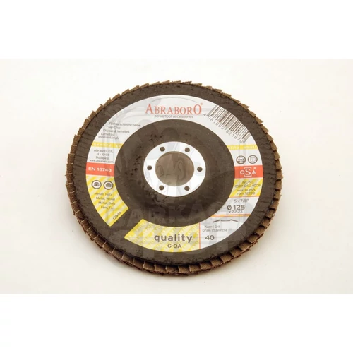 Abraboro® G-QA lamellás csiszolótányér ø 125  P 40