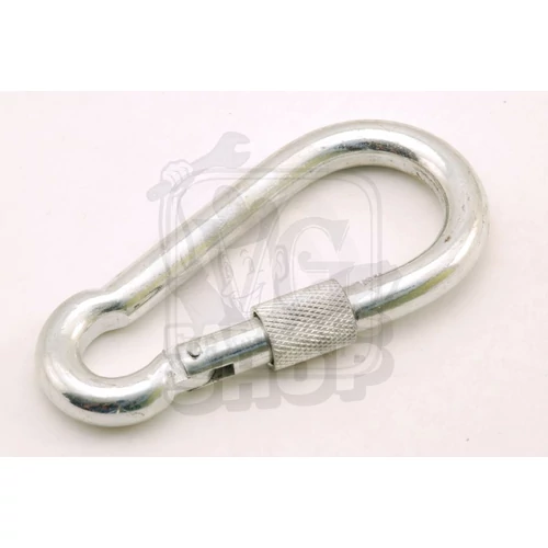 Tűzoltó karabíner, csavarbiztosítással ø 12 x120