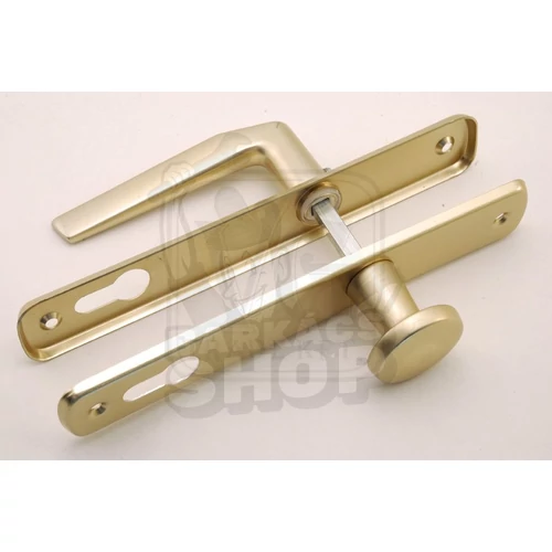 Gombos kilincsgarnitúra, cilinderlyukas 90 F2