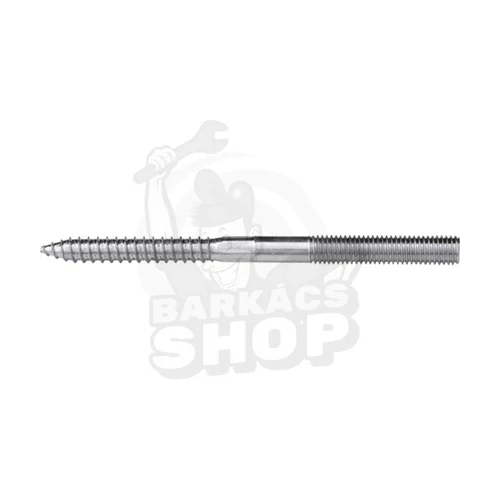 Fa-fém menetes tőcsavar (ászokcsavar) M8x200