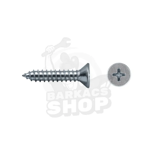 Süllyesztettfejű lemezcsavar, horganyzott ø 4.2x19