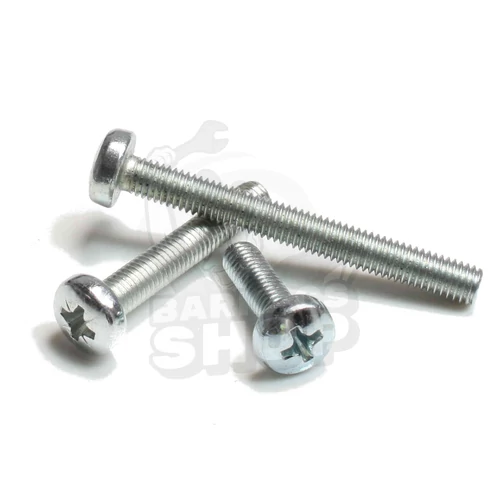 D-fejű kereszthornyos csavar, horganyzott M3x40