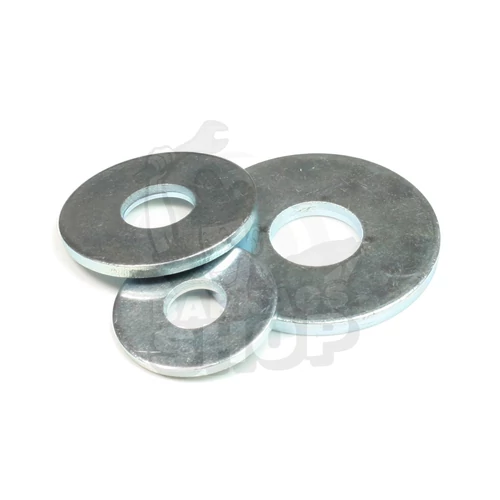 Széles lapos (3d) alátét, horganyzott  M3