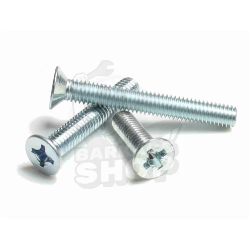 Süllyesztettfejű kereszthornyos csavar, horganyzott  M6x100