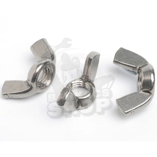 Szárnyas anya A2, rozsdamentes M 8