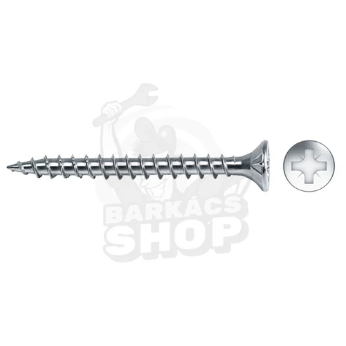 Süllyesztettfejű faforgácslap csavar A2, rozsdamentes 4x30