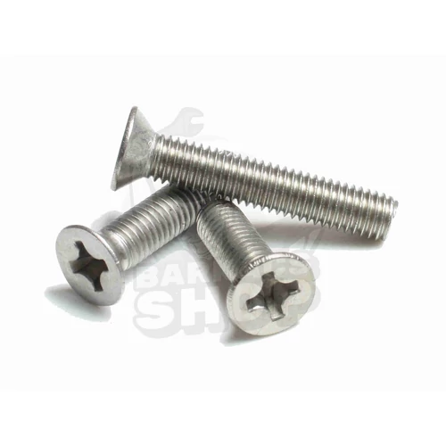 Süllyesztettfejű, kereszthornyos, metrikus csavar A2, rozsdamentes M 4X50