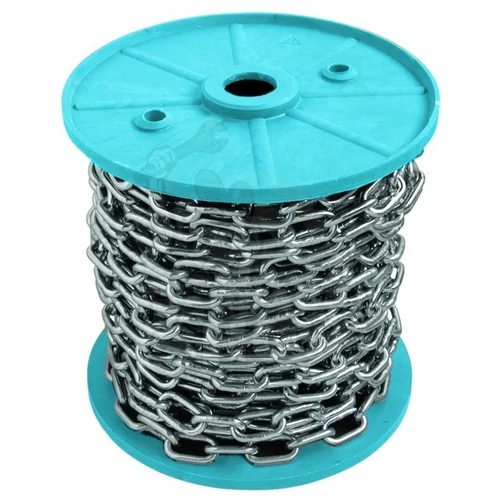 DIN5685A Rövidszemű horganyzott lánc ø 2