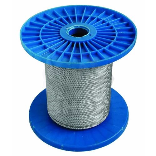 Horganyzott drótkötél (sodronykötél) ø 5 / 100m